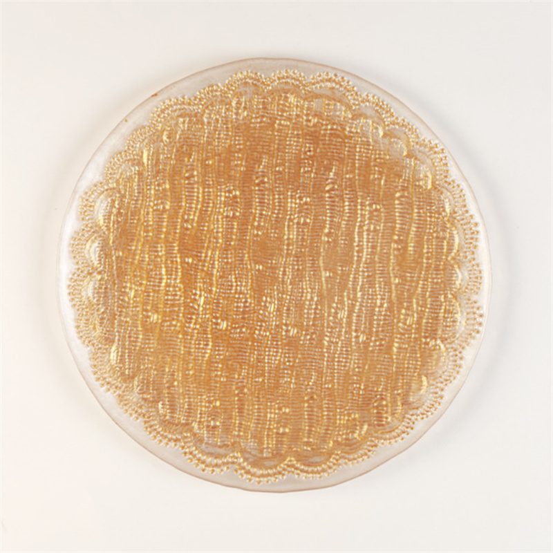 Wholesale Glass Charger Plate PZ-064 - Image 5